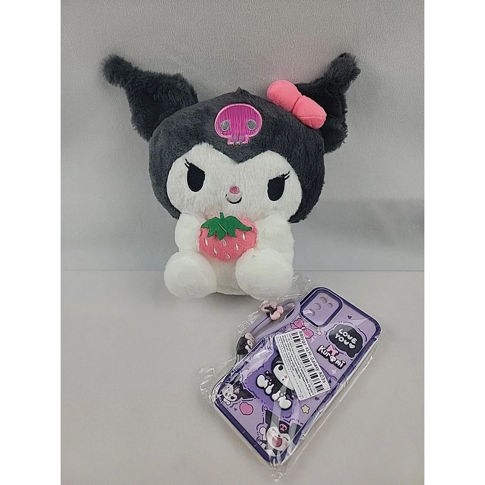 Sanrio Kuromi Plush And phone Case For Galaxy A03s